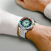 Spinnaker x Spongebob Bradner GMT Bubbly Grins in Squidward Green #SP-5162-33