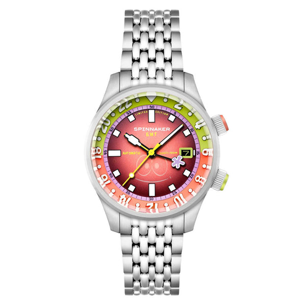 Spinnaker x Spongebob Bradner GMT Bubbly Grins in Patrick Pink #SP-5162-44
