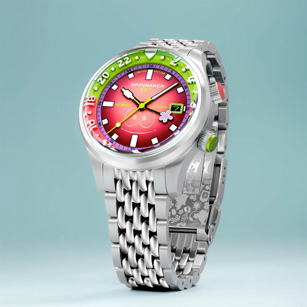 Spinnaker x Spongebob Bradner GMT Bubbly Grins in Patrick Pink #SP-5162-44