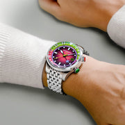 Spinnaker x Spongebob Bradner GMT Bubbly Grins in Patrick Pink #SP-5162-44