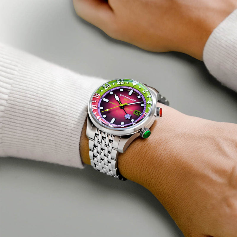 Spinnaker x Spongebob Bradner GMT Bubbly Grins in Patrick Pink #SP-5162-44