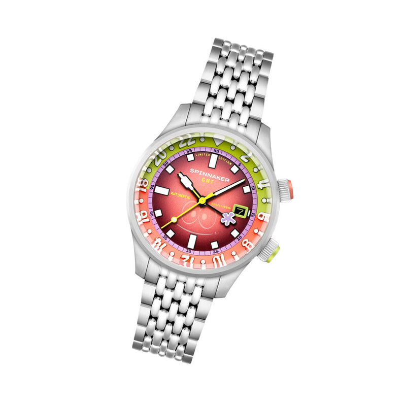 Spinnaker x Spongebob Bradner GMT Bubbly Grins in Patrick Pink #SP-5162-44