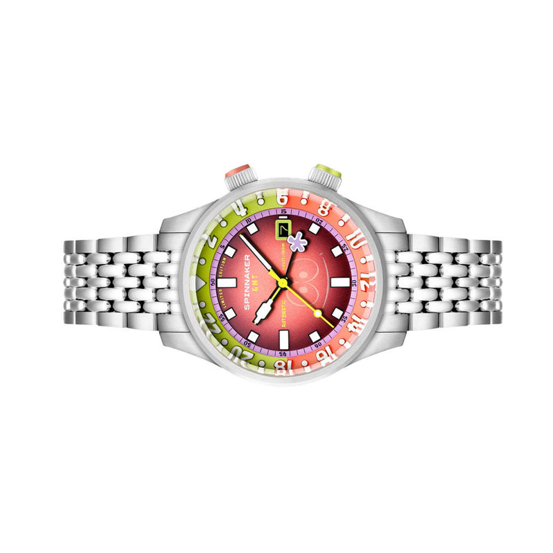 Spinnaker x Spongebob Bradner GMT Bubbly Grins in Patrick Pink #SP-5162-44