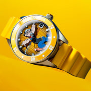 Spinnaker Challenger Automatic Popeye Anchor Arms LE Corncob Yellow #SP-5163-01