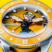 Spinnaker Challenger Automatic Popeye Anchor Arms LE Corncob Yellow #SP-5163-01