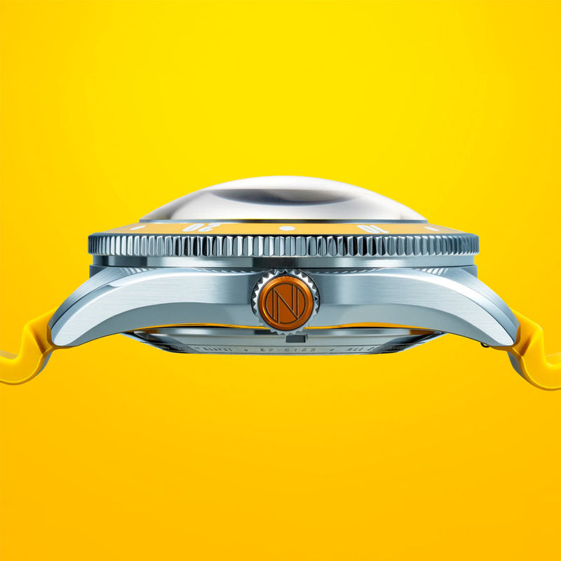 Spinnaker Challenger Automatic Popeye Anchor Arms LE Corncob Yellow #SP-5163-01