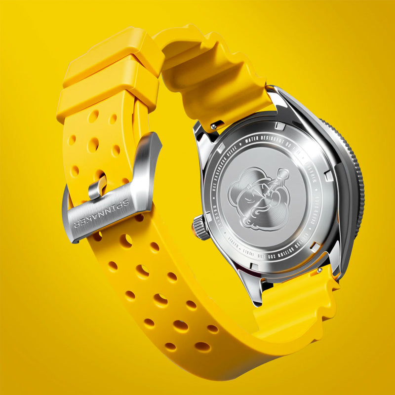 Spinnaker Challenger Automatic Popeye Anchor Arms LE Corncob Yellow #SP-5163-01