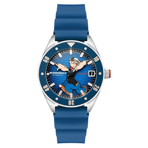Spinnaker Challenger Automatic Popeye Anchor Arms LE Blue Buoy #SP-5163-02