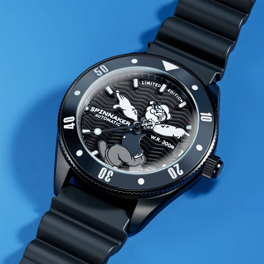 Spinnaker Challenger Automatic Popeye Anchor Arms LE Midnight Mast