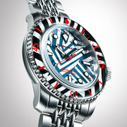 Spinnaker Razzle Dazzle Fleuss 40 Automatic Limited Edition Watch #SP-5165-11
