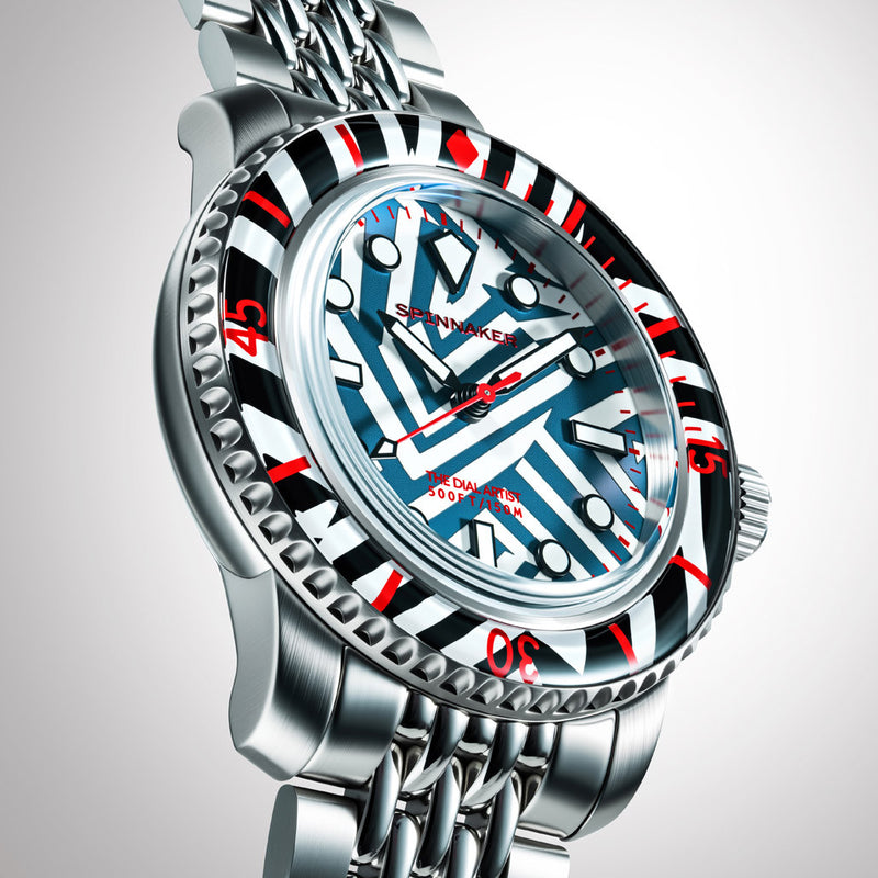 Spinnaker Razzle Dazzle Fleuss 40 Automatic Limited Edition Watch #SP-5165-11