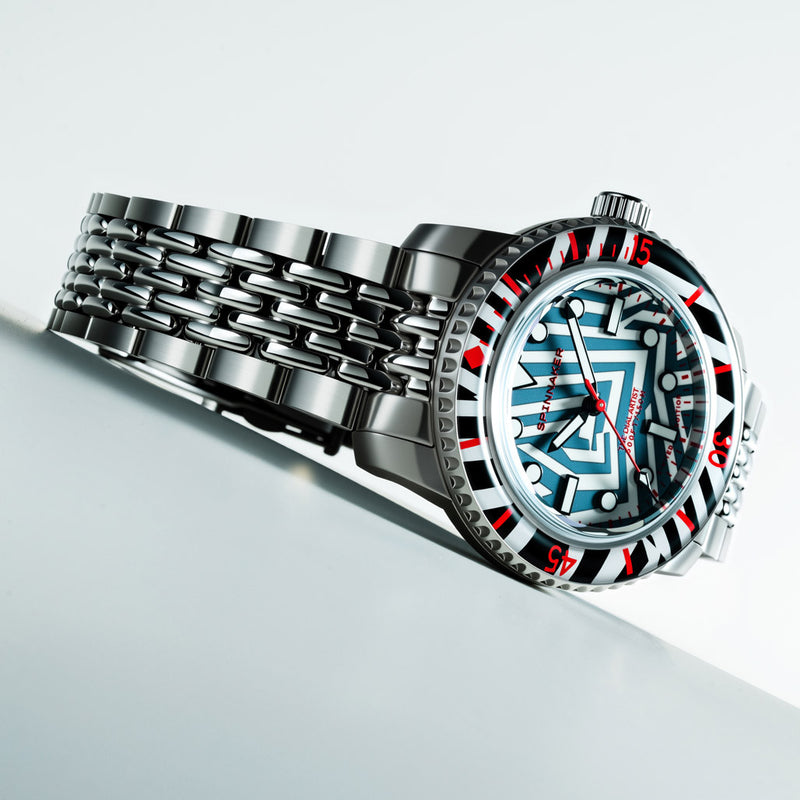 Spinnaker Razzle Dazzle Fleuss 40 Automatic Limited Edition Watch #SP-5165-11