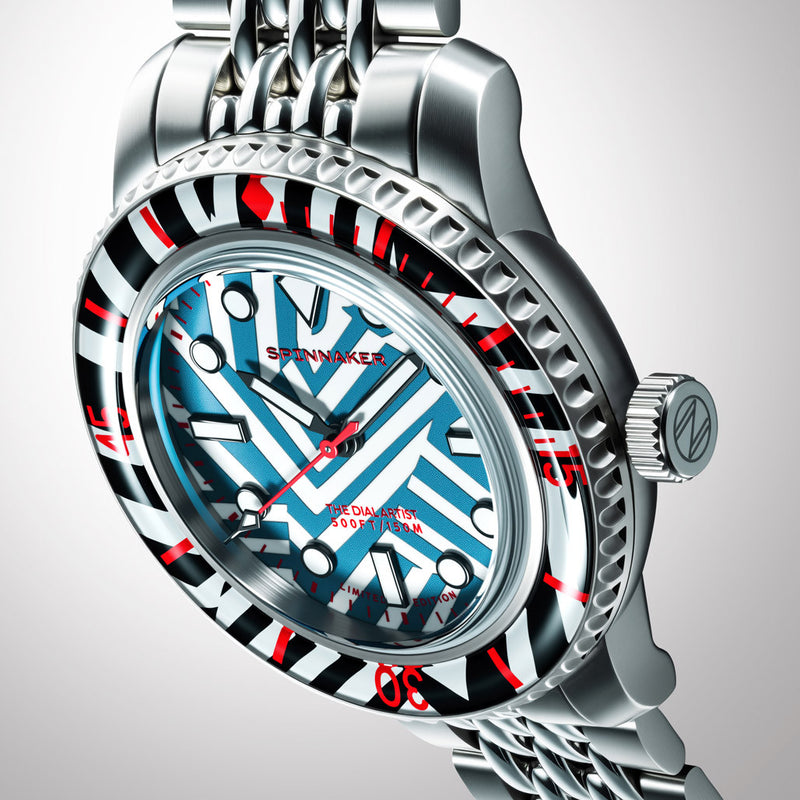 Spinnaker Razzle Dazzle Fleuss 40 Automatic Limited Edition Watch #SP-5165-11