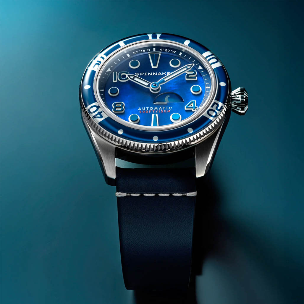 Spinnaker Fleuss Pearl Diver LE in Nessie Blue #SP-5168-01 — Long