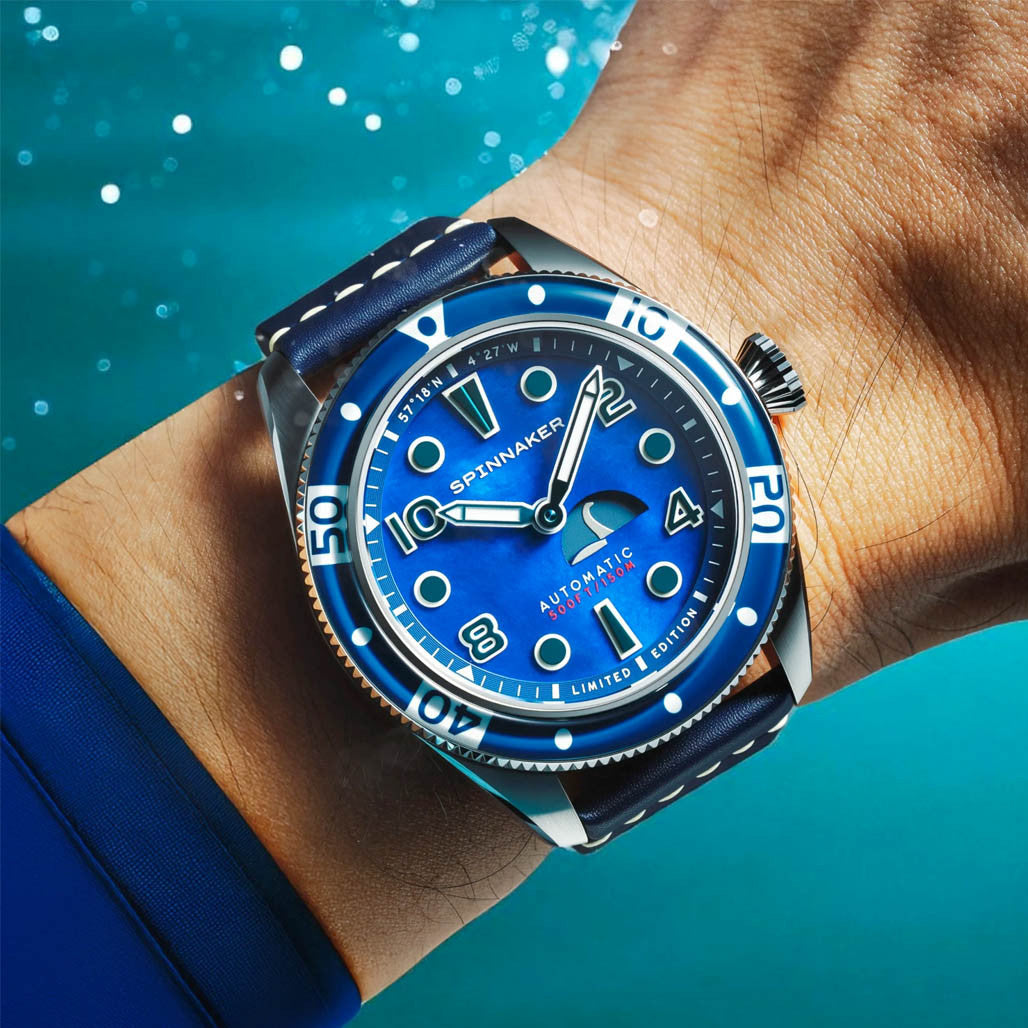 Spinnaker Fleuss Pearl Diver LE in Nessie Blue #SP-5168-01 — Long