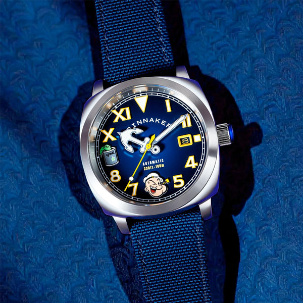 Spinnaker Hull California Dial Popeye Sailors and Sweethearts LE Watch in Navy #SP-5169-01