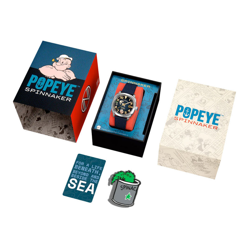 Spinnaker Hull California Dial Popeye Sailors and Sweethearts LE Watch in Navy #SP-5169-01