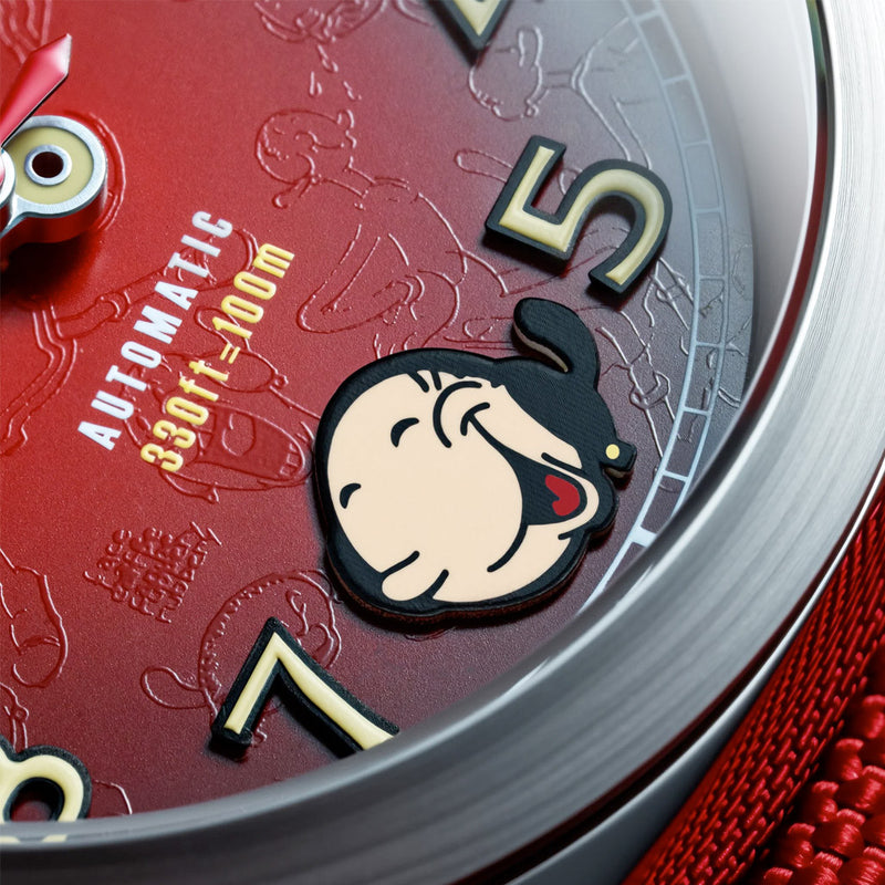 Spinnaker Hull California Dial Popeye Sailors and Sweethearts LE Watch in Red #SP-5169-02