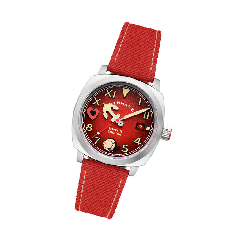 Spinnaker Hull California Dial Popeye Sailors and Sweethearts LE Watch in Red #SP-5169-02