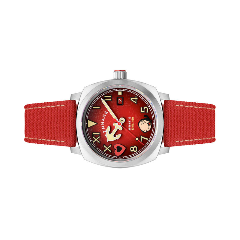 Spinnaker Hull California Dial Popeye Sailors and Sweethearts LE Watch in Red #SP-5169-02