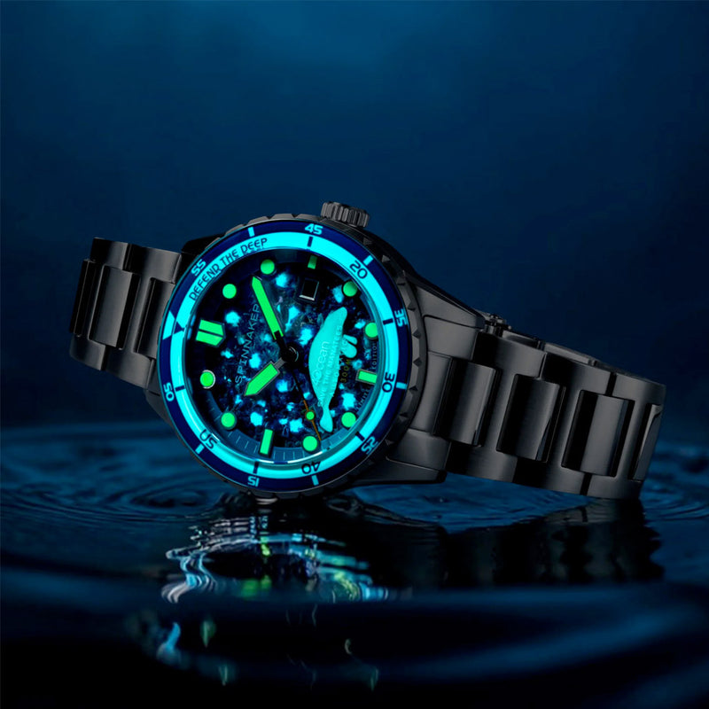 Spinnaker 4ocean Limited Edition Hass Watch with Manatee Dial #SP-5172-11