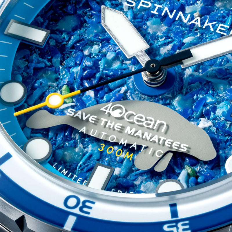 Spinnaker 4ocean Limited Edition Hass Watch with Manatee Dial #SP-5172-11
