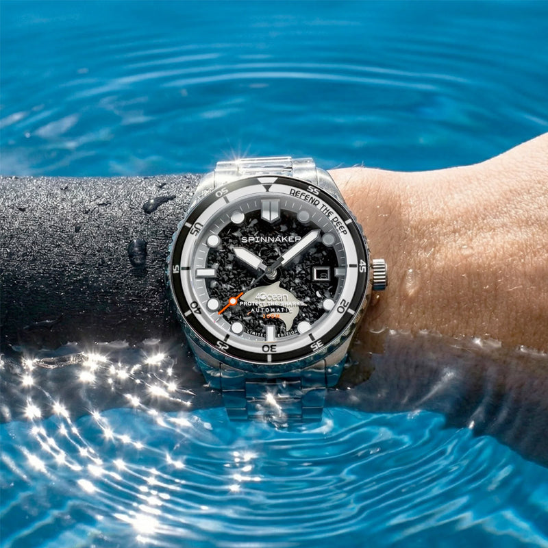 Spinnaker 4ocean Limited Edition Hass Watch with Shark Dial #SP-5172-22