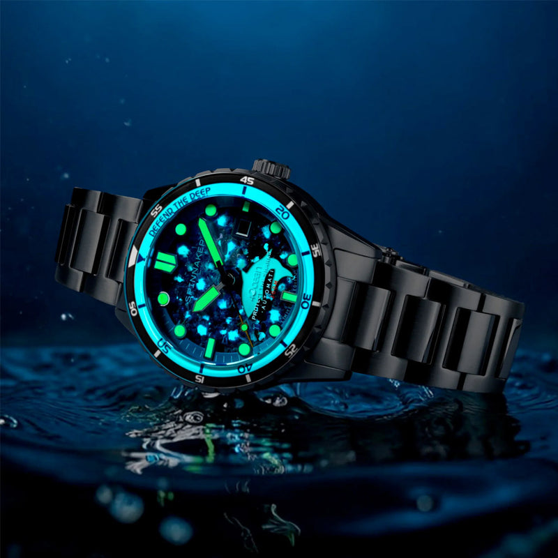 Spinnaker 4ocean Limited Edition Hass Watch with Shark Dial #SP-5172-22