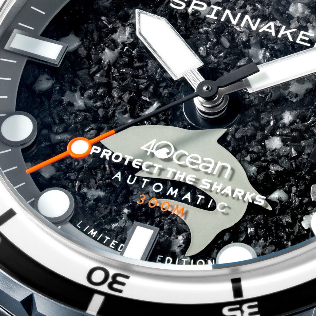 Spinnaker 4ocean Limited Edition Hass Watch with Shark Dial #SP