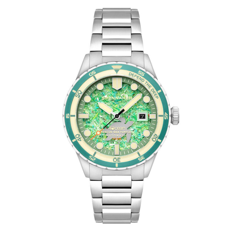 Spinnaker 4ocean Limited Edition Hass Watch with Sea Turtle Dial #SP-5172-33