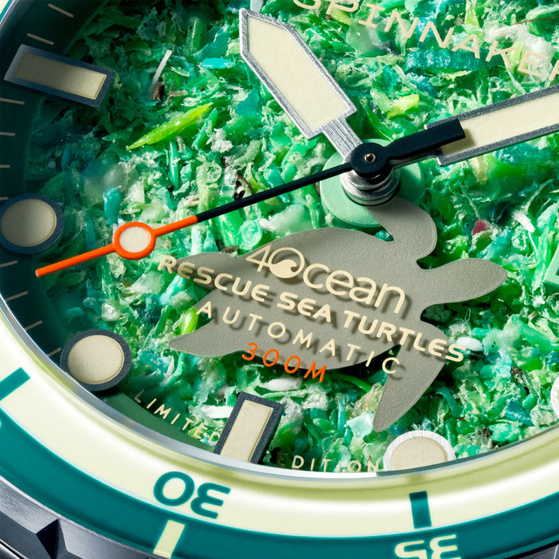 Spinnaker 4ocean Limited Edition Hass Watch with Sea Turtle Dial #SP-5172-33