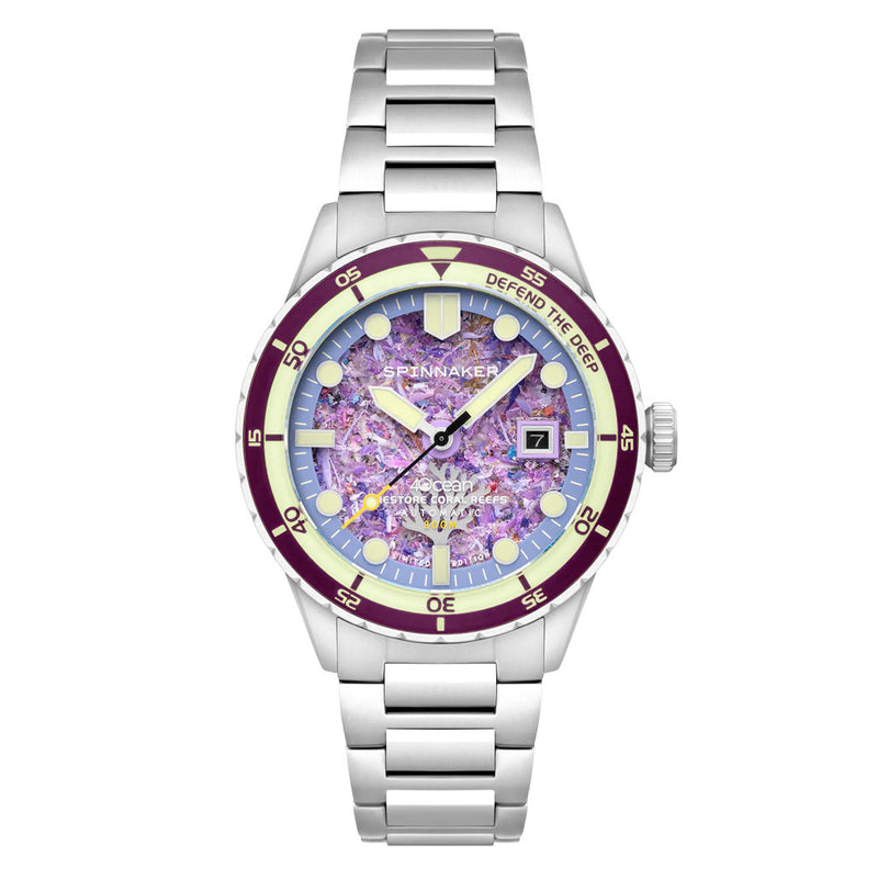 Spinnaker 4ocean Limited Edition Hass Watch with Coral Reef Dial #SP-5172-44