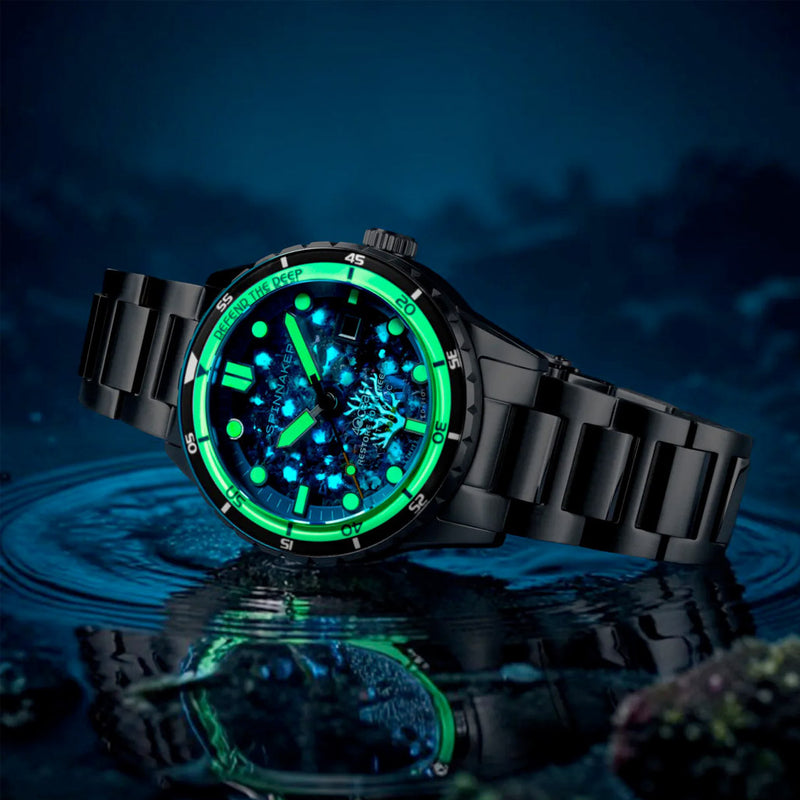 Spinnaker 4ocean Limited Edition Hass Watch with Coral Reef Dial #SP-5172-44