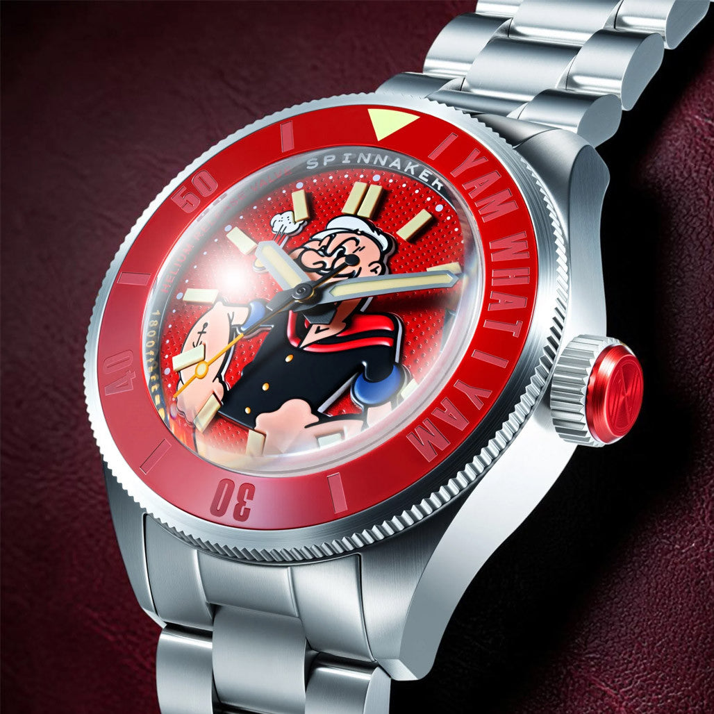 Spinnaker x Popeye Piccard Forearm Fury in Blistering Red #SP-5173