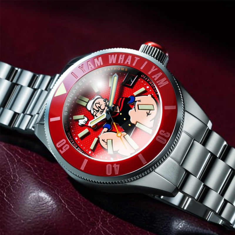 Spinnaker x Popeye Piccard Forearm Fury in Blistering Red #SP-5173-33