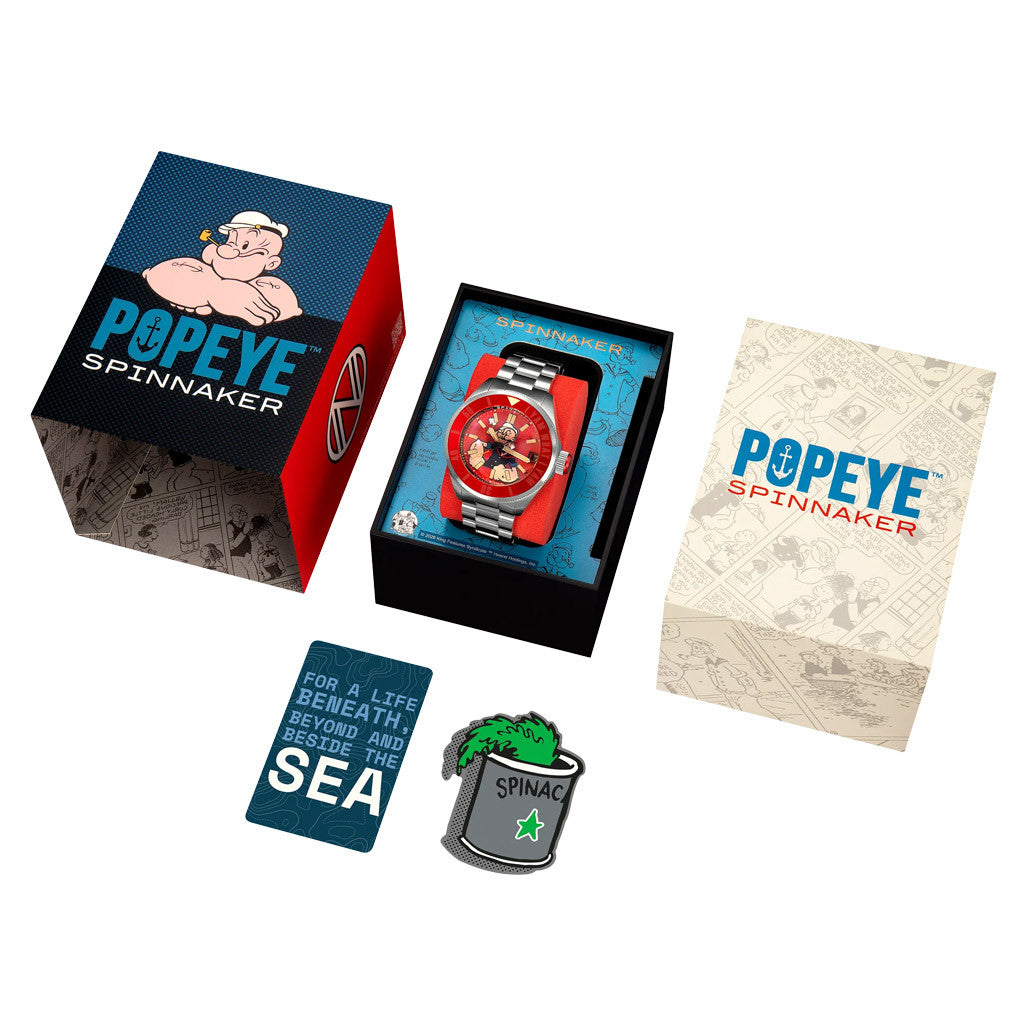 Spinnaker x Popeye Piccard Forearm Fury in Blistering Red #SP-5173