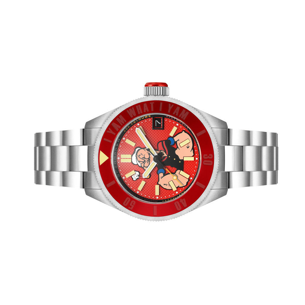 Spinnaker x Popeye Piccard Forearm Fury in Blistering Red #SP-5173