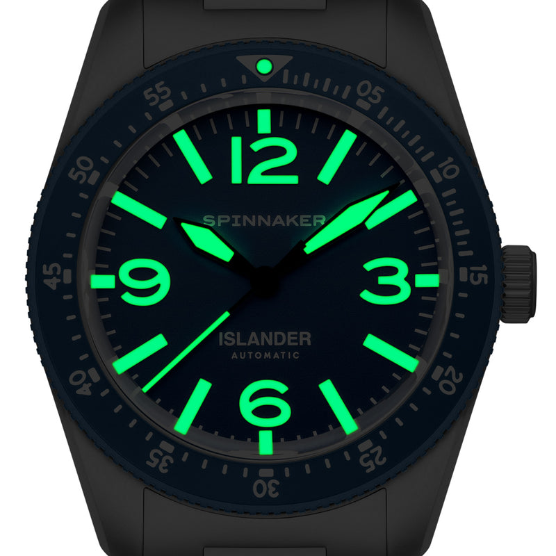Spinnaker x Islander Croft 39mm Tactical Watch in Glacier Blue #SP-5192-LIW22