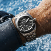 Spinnaker x Islander Croft 39mm Tactical Watch in Ashen Alloy #SP-5192-LIW33