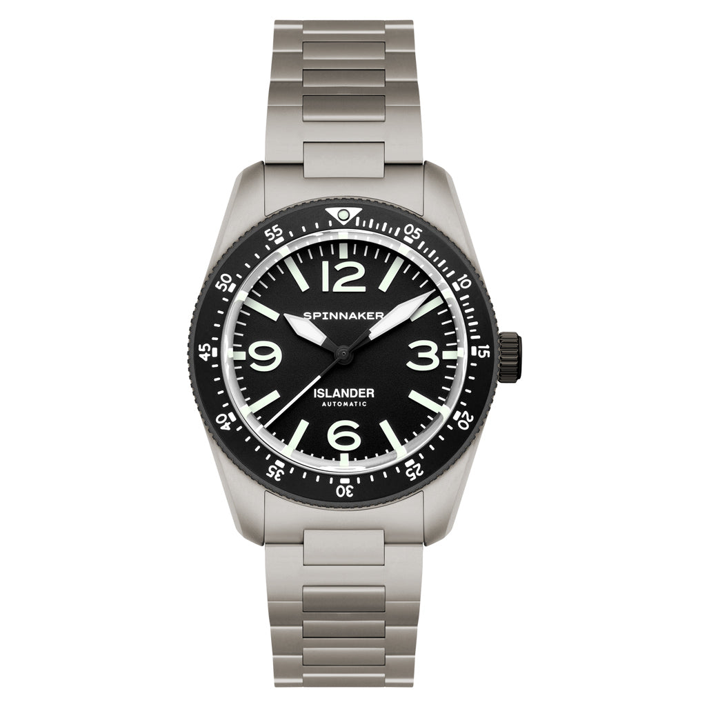 Spinnaker x Islander Croft 39mm Tactical Watch in Ink Tone #SP