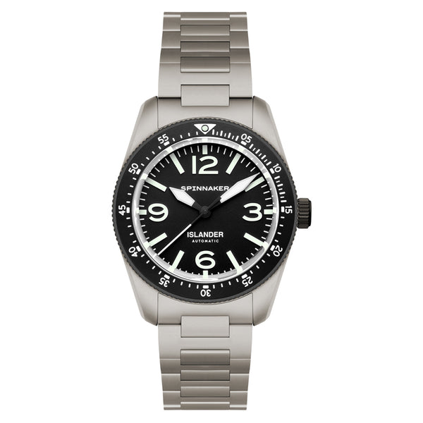 Spinnaker x Islander Croft 39mm Tactical Watch in Ink Tone #SP-5192-LIW11