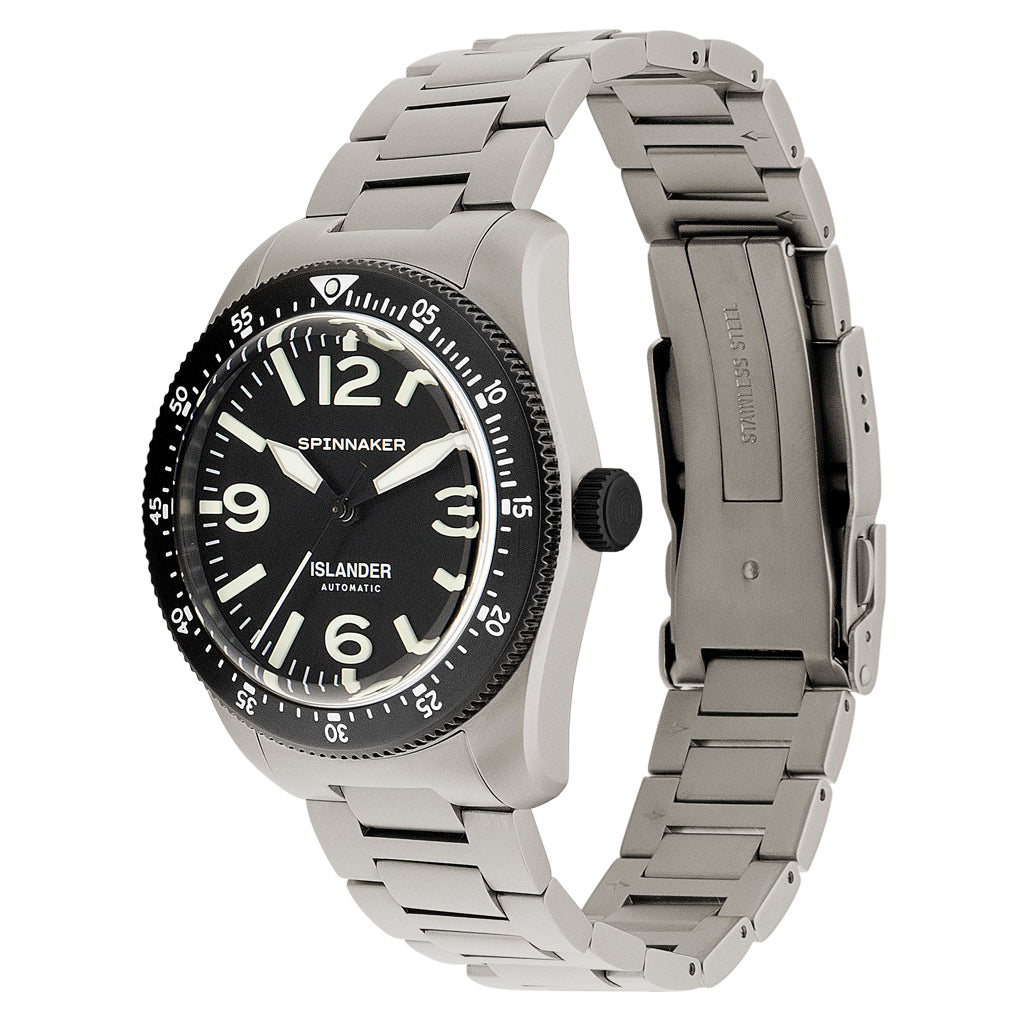 Spinnaker x Islander Croft 39mm Tactical Watch in Ink Tone #SP