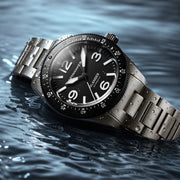 Spinnaker x Islander Croft 39mm Tactical Watch in Ink Tone #SP-5192-LIW11