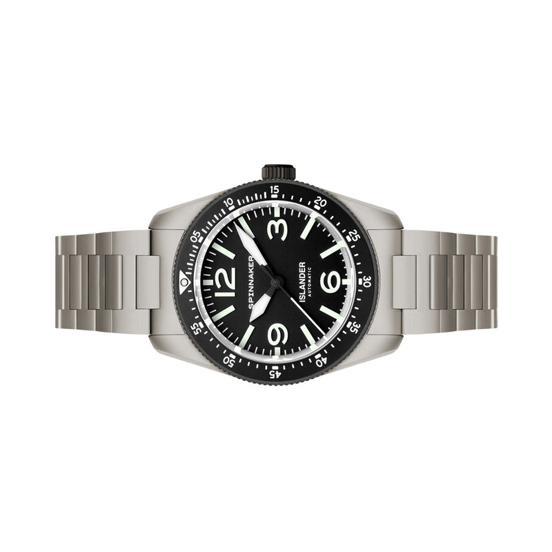 Spinnaker x Islander Croft 39mm Tactical Watch in Ink Tone #SP-5192-LIW11