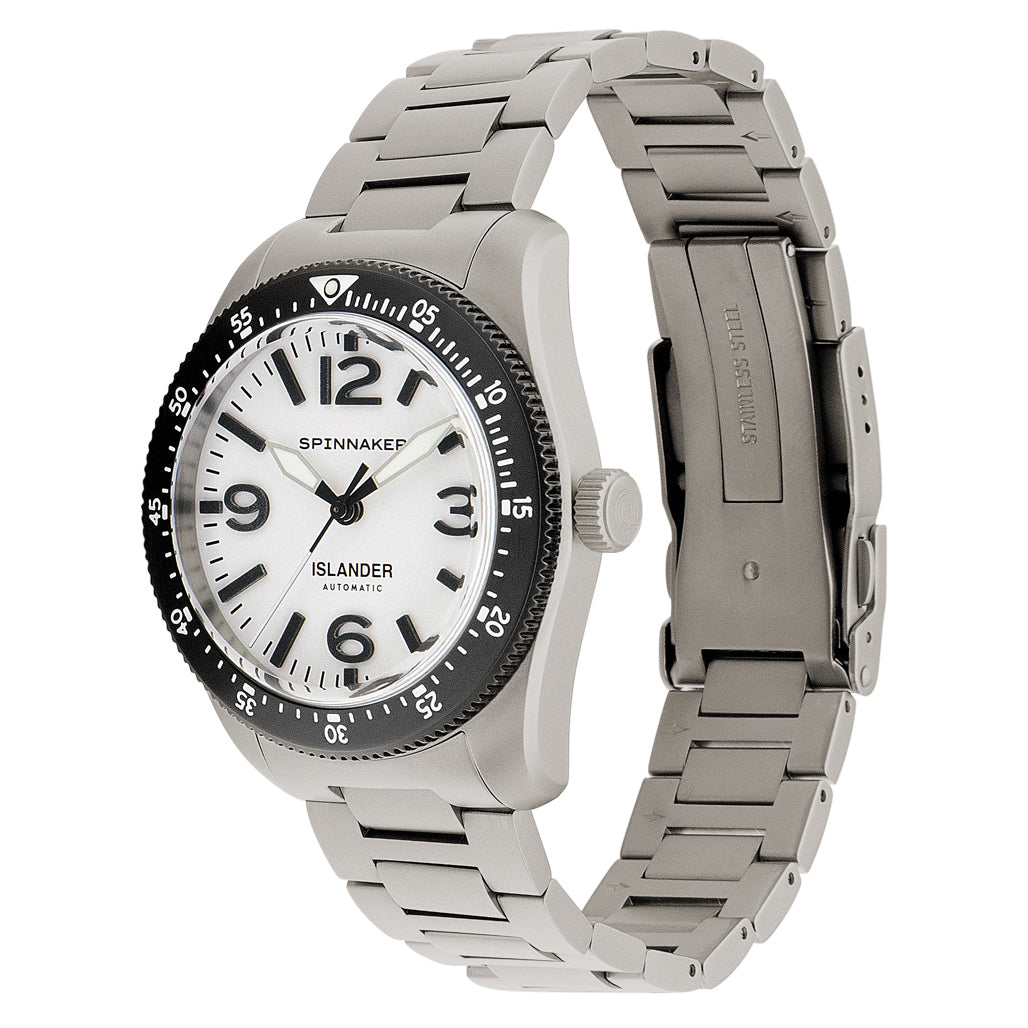 ピーチ② Spinnaker x Islander Croft 39mm Tactical Watch with Dawn White #SP