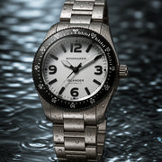 Spinnaker x Islander Croft 39mm Tactical Watch with Dawn White #SP-5192-LIW44