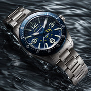 Spinnaker x Islander Croft 39mm Tactical GMT Watch in Skyline Blue #SP-5193-LIW22