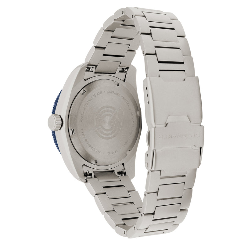 Spinnaker x Islander Croft 39mm Tactical GMT Watch in Skyline Blue #SP-5193-LIW22