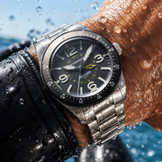 Spinnaker x Islander Croft 39mm Tactical GMT Watch in Charcoal Grey #SP-5193-LIW33