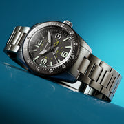 Spinnaker x Islander Croft 39mm Tactical GMT Watch in Charcoal Grey #SP-5193-LIW33
